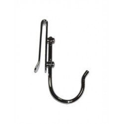 Hook for bugle, silvered