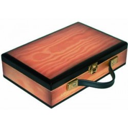 Wooden case for castanets