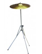 Cymbals with leg